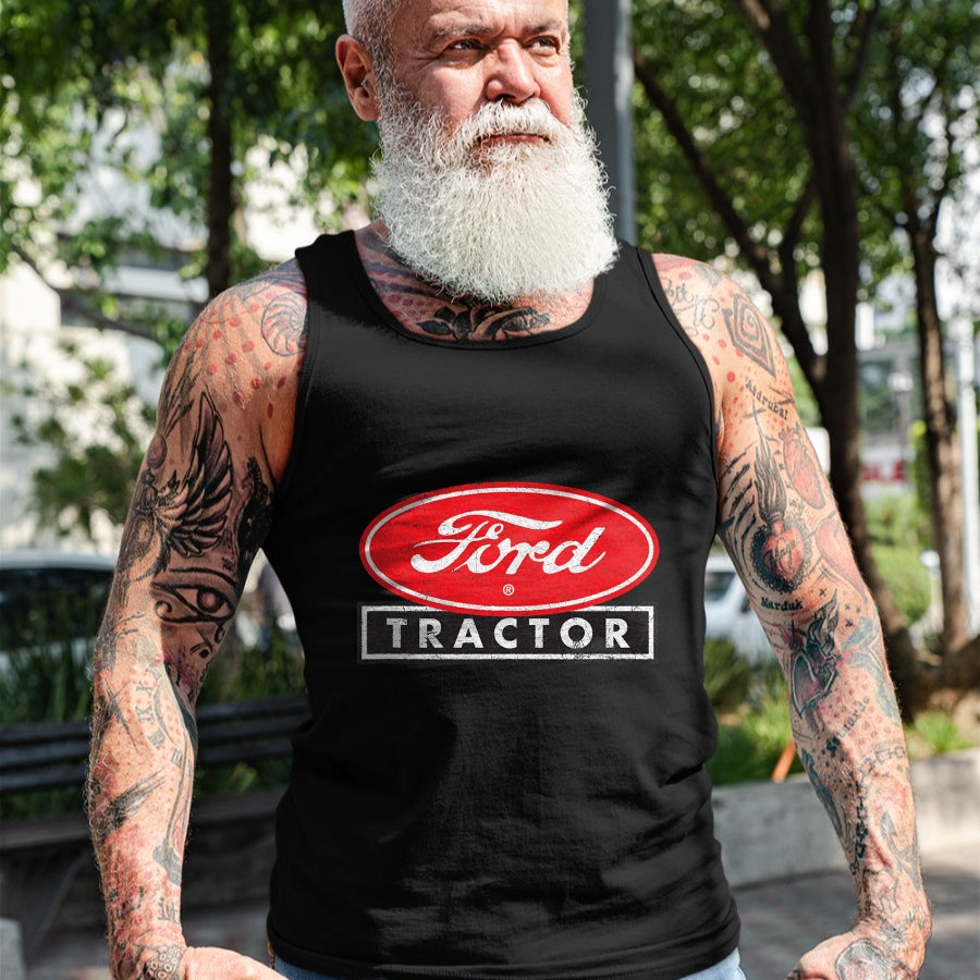 Best Farmer Life Shirt, Funny Farmer UnisexT-Shirt/Hoodie/Sweatshirt HLT00 - Ford Tractor Logo T-Shirt