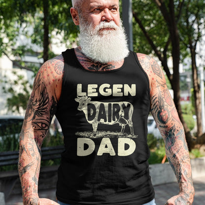 Best Farmer Life Shirt, Funny Farmer UnisexT-Shirt/Hoodie/Sweatshirt HLT00 - Legen Dairy Dad Cow Farmer Father's Day T-Shirt for Men T-Shirt