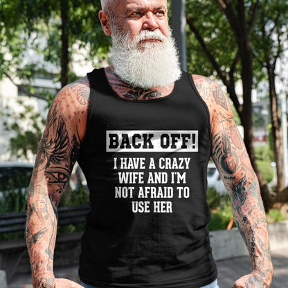 Best Wife Shirt, Wife and Husband Unisex T-Shirt/Hoodie/Sweatshirt HLT00 - Funny Husband Gifts Men, Crazy Wife Sarcastic Husband T-Shirt (1)