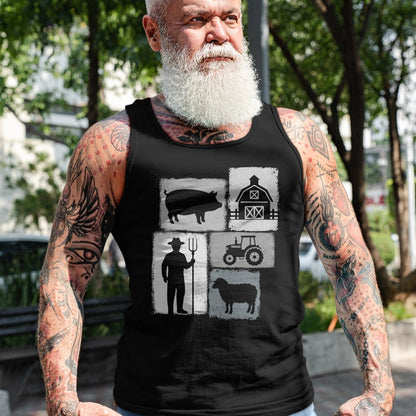 Best Farmer Life Shirt, Funny Farmer UnisexT-Shirt/Hoodie/Sweatshirt HLT00 - Farmer Vintage Collage Farming Rancher Cowboy Farm Owner T-Shirt