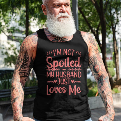 Best Wife Shirt, Wife and Husband Unisex T-Shirt/Hoodie/Sweatshirt HLT00 - Gift for wife T shirt, spoiled wife   Funny Spoiled Wife Art For Women Girls Husband Spoiled Wife Pu