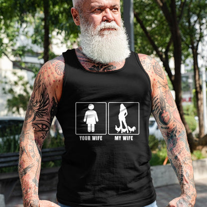 Best Farmer Life Shirt, Funny Farmer UnisexT-Shirt/Hoodie/Sweatshirt HLT00 - Your Wife My Wife Farmer Tshirt  Farm Life Husband Gift T-Shirt