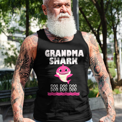 Best Grandma Shirt, Proud Grandma Unisex T-Shirt/Hoodie/Sweatshirt HLT00 - Funny Grandma shark t-shirt gift for grandma tee T-Shirt