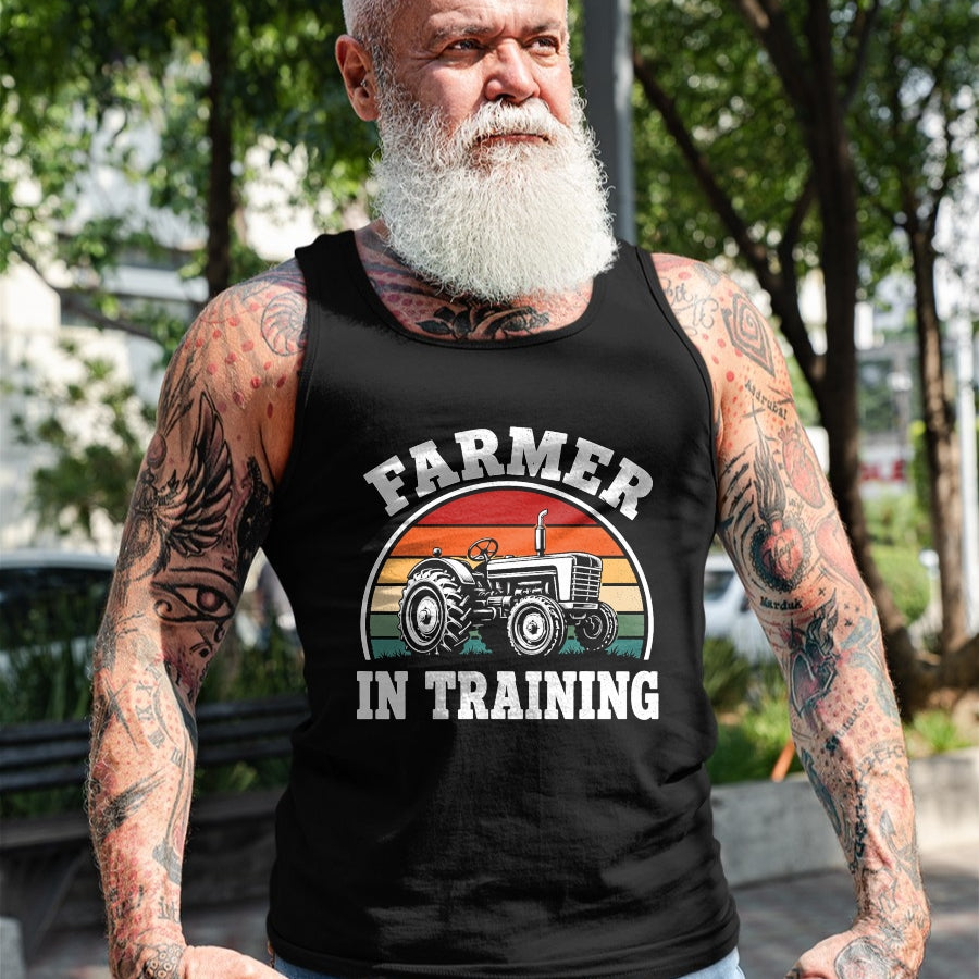 Best Farmer Life Shirt, Funny Farmer UnisexT-Shirt/Hoodie/Sweatshirt HLT00 - Farmer in Training Shirt Boys Girls Kids Tractor Farming T-Shirt