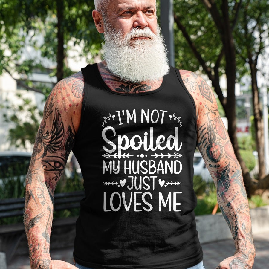 Best Wife Shirt, Wife and Husband Unisex T-Shirt/Hoodie/Sweatshirt HLT00 - Gift for wife T shirt, spoiled wife   Funny Spoiled Wife Art For Women Girls Husband Spoiled Wife Pr (16)