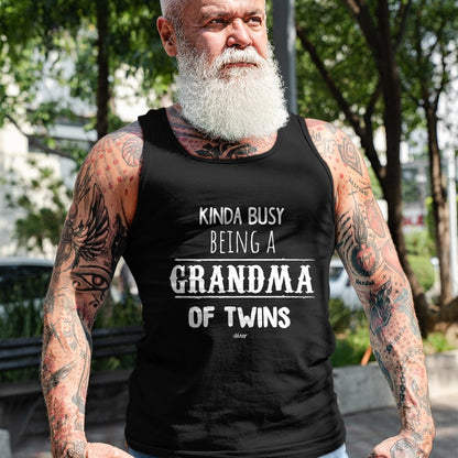 Best Grandma Shirt, Proud Grandma Unisex T-Shirt/Hoodie/Sweatshirt HLT00 - Busy Grandma of Twins T-Shirt, Funny Grandmother Gift Tees T-Shirt