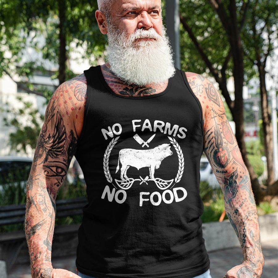 Best Farmer Life Shirt, Funny Farmer UnisexT-Shirt/Hoodie/Sweatshirt HLT00 - No Farms No Meat Farmer Gift T-Shirt