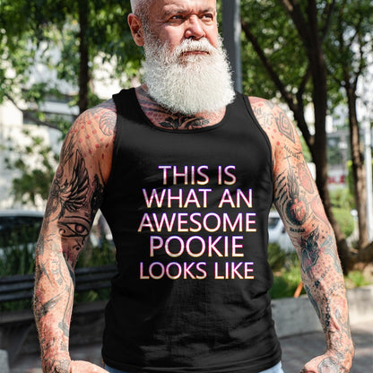 Best Wife Shirt, Wife and Husband Unisex T-Shirt/Hoodie/Sweatshirt HLT00 - Awesome Pookie White Letters Cute Husband Wife Funny Couple T-Shirt
