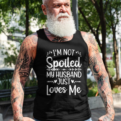 Best Wife Shirt, Wife and Husband Unisex T-Shirt/Hoodie/Sweatshirt HLT00 - Gift for wife T shirt, spoiled wife   Funny Spoiled Wife Art For Women Girls Husband Spoiled Wife Pr (1)