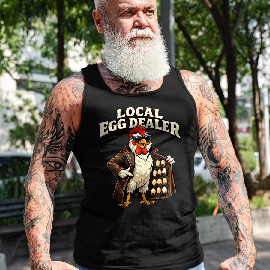 Best Farmer Life Shirt, Funny Farmer UnisexT-Shirt/Hoodie/Sweatshirt HLT00 - Chicken Farmer Local Egg Dealer Rancher Farm Dad Men Women T-Shirt
