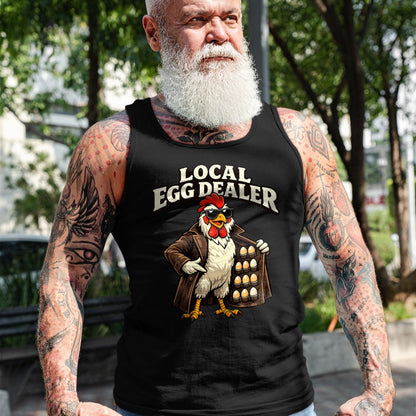 Best Farmer Life Shirt, Funny Farmer UnisexT-Shirt/Hoodie/Sweatshirt HLT00 - Chicken Farmer Local Egg Dealer Rancher Farm Dad Men Women T-Shirt