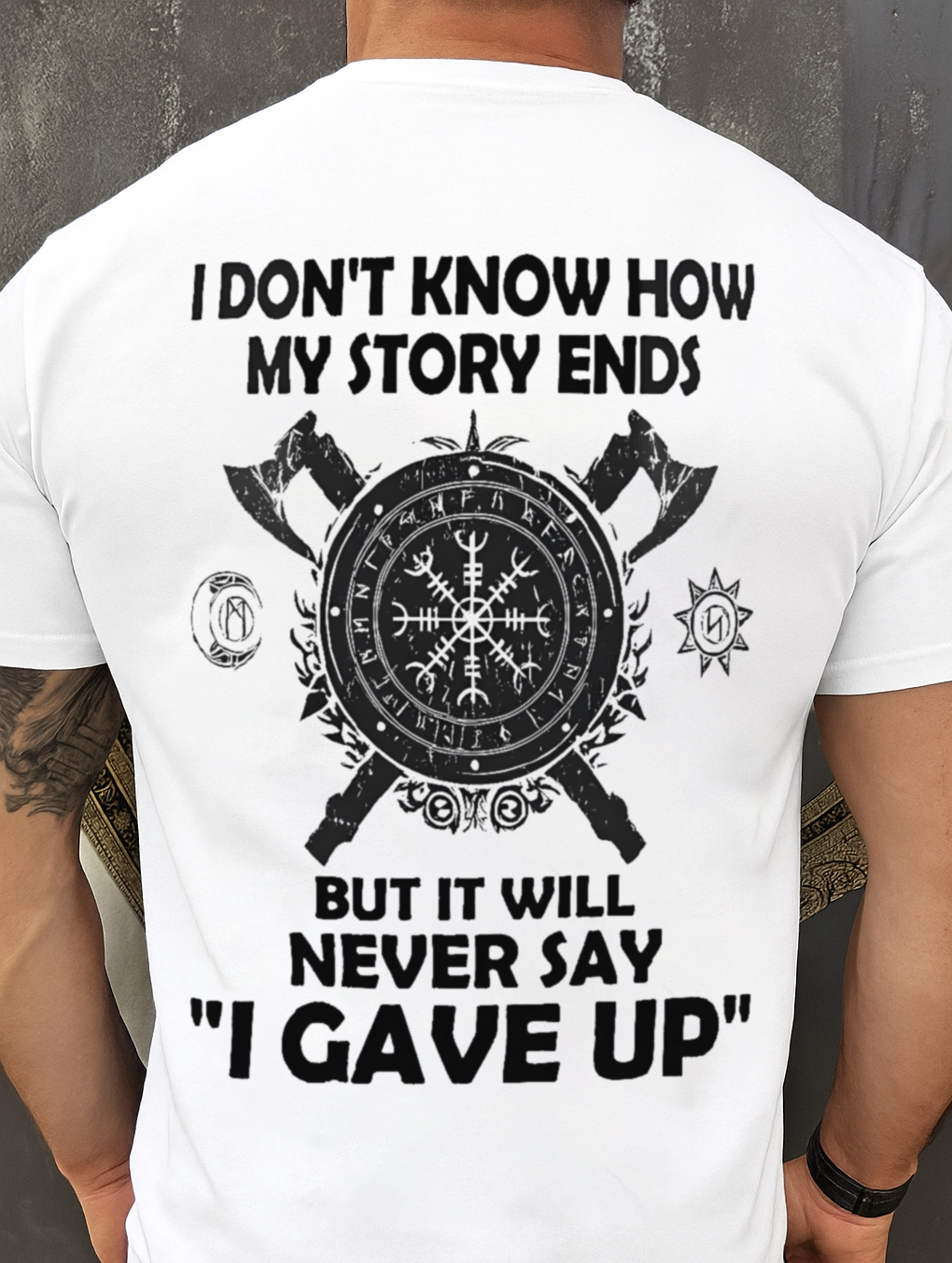 I NEVER SAY "I GAVE UP" - UNISEX T-SHIRT - NTTD00