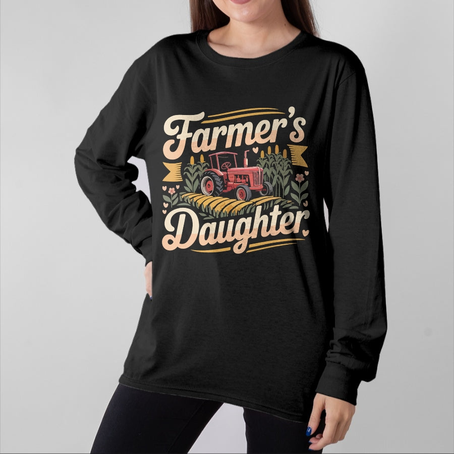 Best Farmer Life Shirt, Funny Farmer UnisexT-Shirt/Hoodie/Sweatshirt HLT00 - Farming Farmer Daughter Tractor Farmer's Daughter T-Shirt