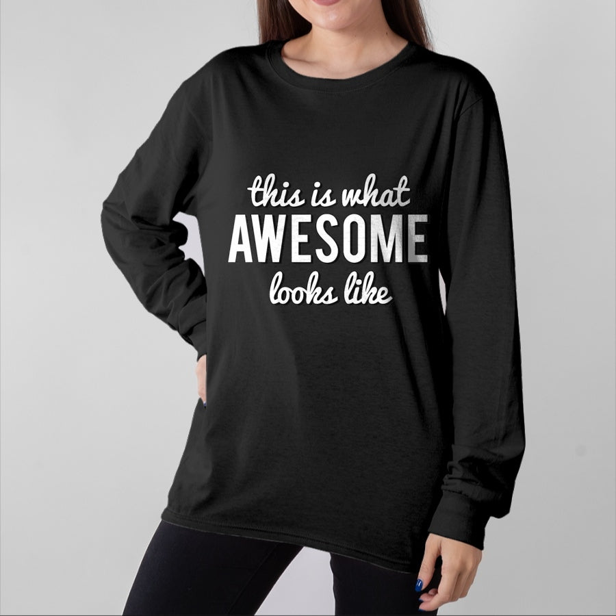 Best Wife Shirt, Wife and Husband Unisex T-Shirt/Hoodie/Sweatshirt HLT00 - This is What Awesome Looks Like T-Shirt