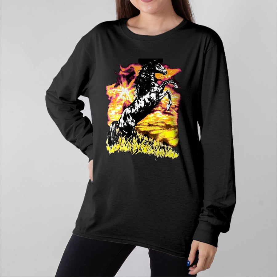 Best Horse Lover Shirt , Funny Horse UnisexT-Shirt/Hoodie/Sweatshirt HLT00 - Charlie T-Shirt Horse T-Shirt, Men, Black, 3X-Large
