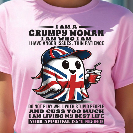GRUMPY WOMEN IN UK - BIRTHDAY GIFT FOR WOMEN - NTTD00 (SKU09-82)