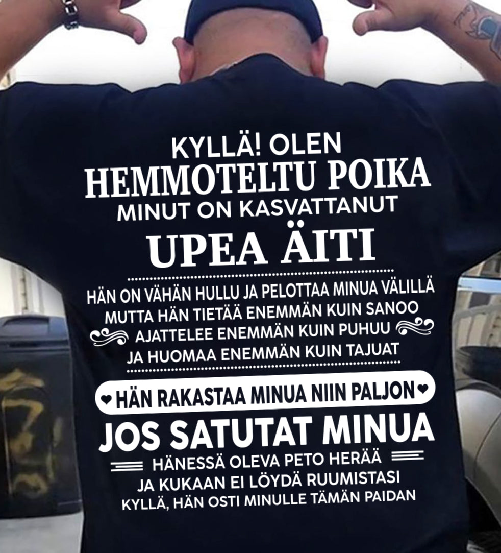 KYLLÄ! OLEN HEMMOTELTU POIKA - LAHJA ÄIDILTÄ - NTTD00 (SKU2605-110)