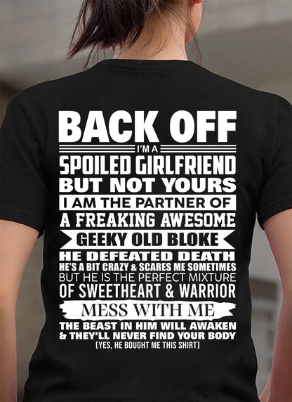 BACK OFF! I'M A SPOILED WIFE - GIFT FROM HUSBAND - NTTD00 (SKU2605-38)