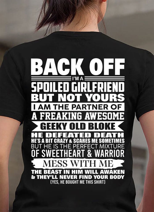 BACK OFF! I'M A SPOILED WIFE - GIFT FROM HUSBAND - NTTD00 (SKU2605-38)