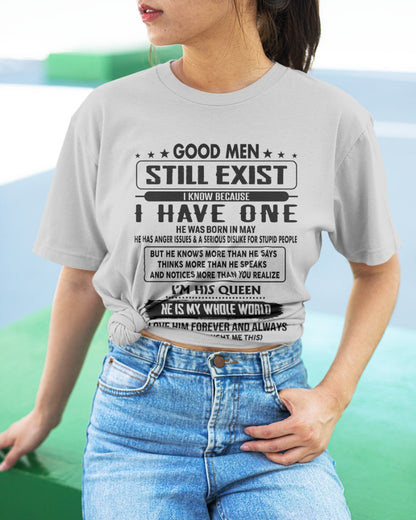 May - Good men Still Exist - gift for your girlfriend, wife from Husband - NGHL05 (SKU-GM-05)