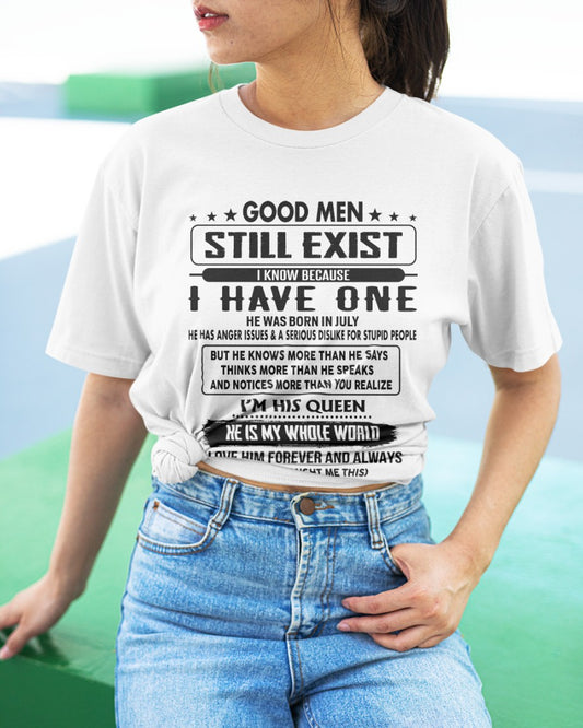 July - Good men Still Exist - gift for your girlfriend, wife from Husband - NGHL07 (SKU-GM-07)