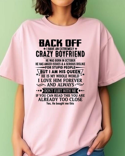 October - Back Off I Have An Extremely Crazy Boyfriend - NGHL10 (SKUT-BACKOFF-10)