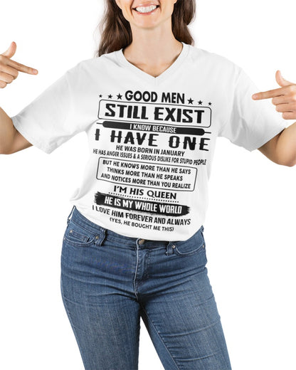 January - Good men Still Exist - gift for your girlfriend, wife from Husband - NGHL01 (SKU-GM-01)