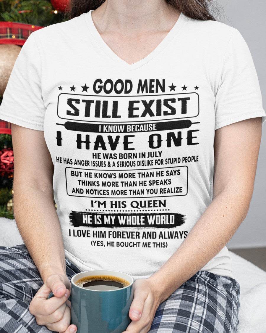 July - Good men Still Exist - gift for your girlfriend, wife from Husband - NGHL07 (SKU-GM-07)
