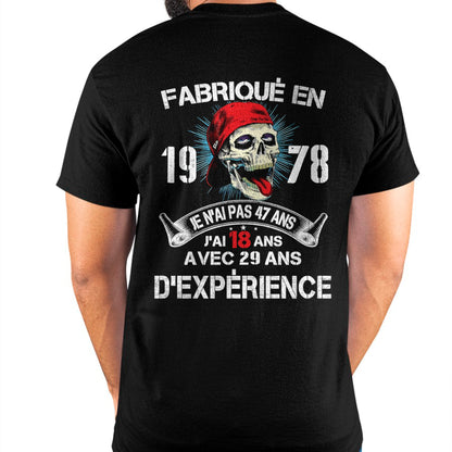 Fabriqué T-SHIRT Fr1978 (SKU07-22-1978)