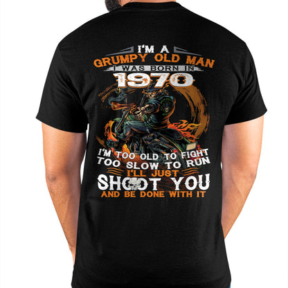 GRUMPY OLD MAN T-Shirt Us1970 (SKU07-26-1970)
