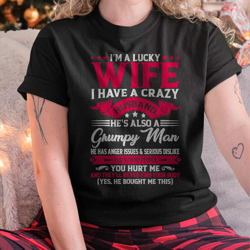 I am Lucky Wife - Gift for Wife From Husband - NGHL00 (SKUT-LKW2806)