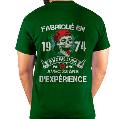 Fabriqué T-SHIRT Fr1974 (SKU07-22-1974)