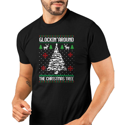 Funny Guns Ugly Christmas Sweaters for Gun Lovers Men Women T-Shirt - Christmas Unisex T-Shirt/Hoodie/Sweatshirt - HNDS00