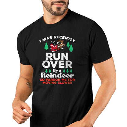 Christmas Runover By Reindeer Funny Xmas Women Men Kids T-Shirt - Christmas Unisex T-Shirt/Hoodie/Sweatshirt - HNDS00