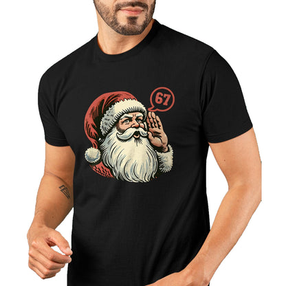 67 Christmas Funny Six Seven Meme Brainrot Santa Claus Boys T-Shirt - Christmas Unisex T-Shirt/Hoodie/Sweatshirt - HNDS00