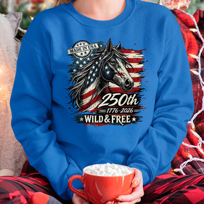 Best Horse Lover Shirt , Funny Horse UnisexT-Shirt/Hoodie/Sweatshirt HLT00 - America 250th Horse USA Flag Independence 1776-2026 Western T-Shirt, Men, Black, 3X-Large