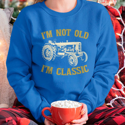 Best Farmer Life Shirt, Funny Farmer UnisexT-Shirt/Hoodie/Sweatshirt HLT00 - Vintage Tractor I'm Not Old I'm Classic Funny Tractor T-Shirt