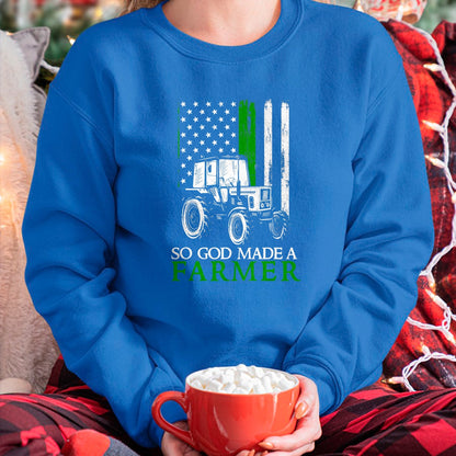 Best Farmer Life Shirt, Funny Farmer UnisexT-Shirt/Hoodie/Sweatshirt HLT00 - So God Made A Farmer, Farming Farmer T-Shirt (4)
