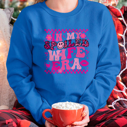 Best Wife Shirt, Wife and Husband Unisex T-Shirt/Hoodie/Sweatshirt HLT00 - Gift for wife T shirt, spoiled wife   In My Spoiled Wife Era Sweatshirt
