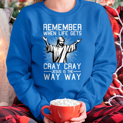 Jesus Is The Way Christmas Funny Faith Religious Christian T-Shirt - Christmas Unisex T-Shirt/Hoodie/Sweatshirt - HNDS00