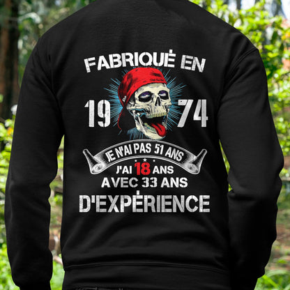 Fabriqué T-SHIRT Fr1974 (SKU07-22-1974)