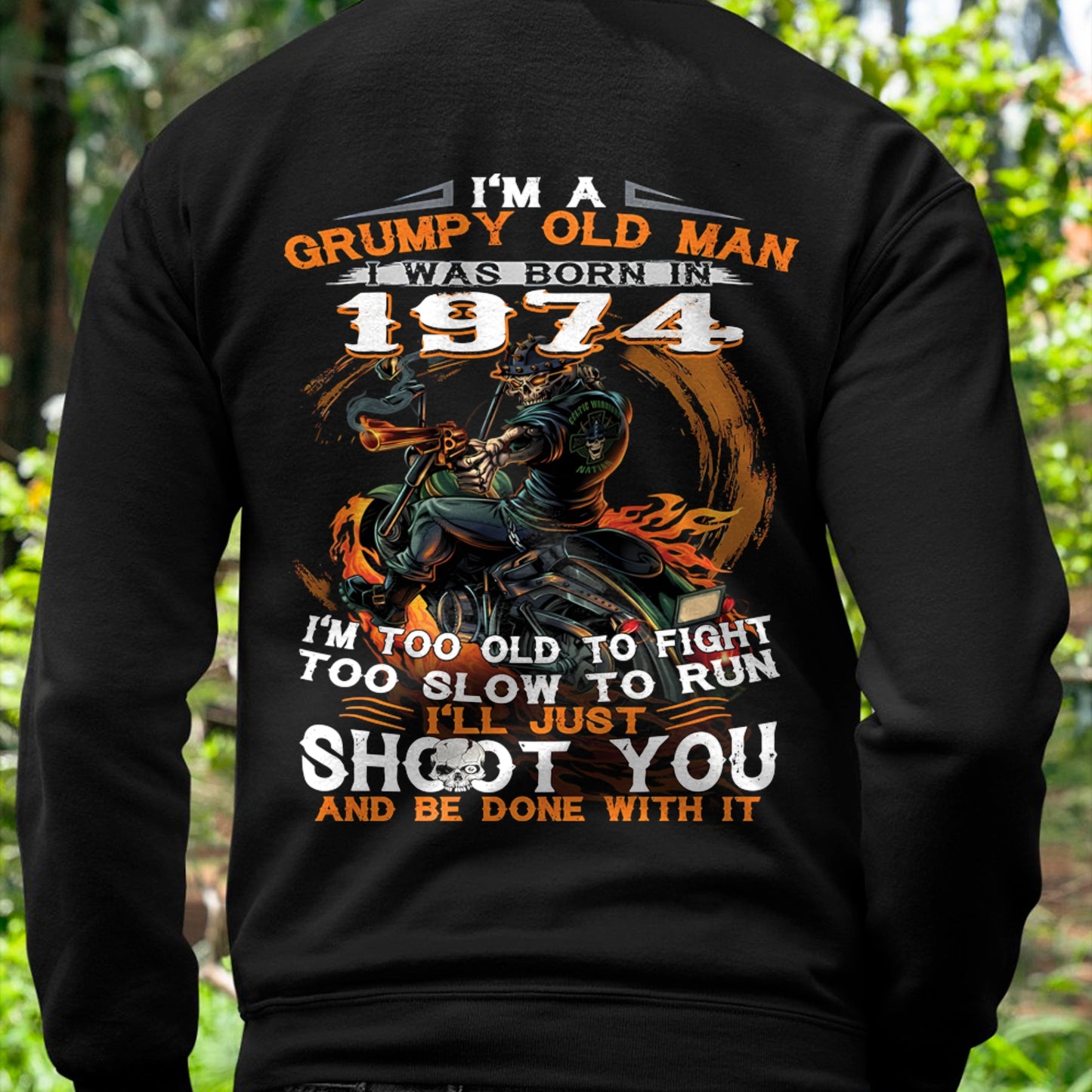 GRUMPY OLD MAN T-Shirt Us1974 (SKU07-26-1974)