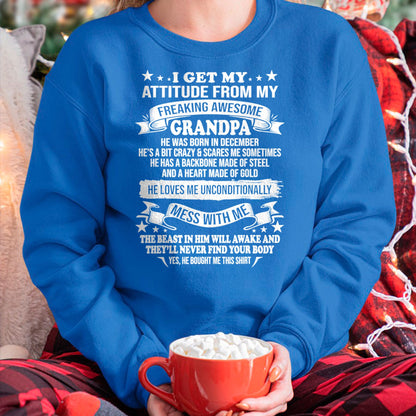 I Get My Attitude From My Grandpa December Edition – From Grandpa to Granddaughter NTTD12 (SKU07-161-12)