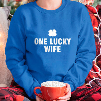 Best Wife Shirt, Wife and Husband Unisex T-Shirt/Hoodie/Sweatshirt HLT00 - Gift for wife T shirt, lucky wife   One Lucky Wife Tank Top (1)