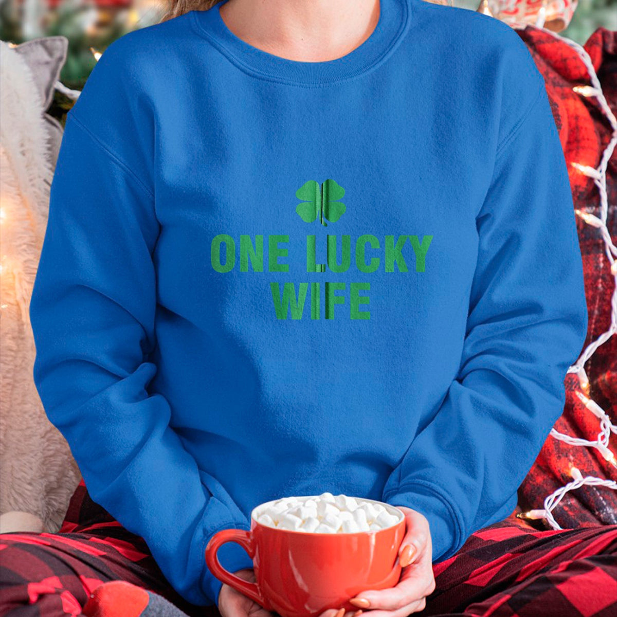 Best Wife Shirt, Wife and Husband Unisex T-Shirt/Hoodie/Sweatshirt HLT00 - Gift for wife T shirt, lucky wife   One Lucky Wife Zip Hoodie