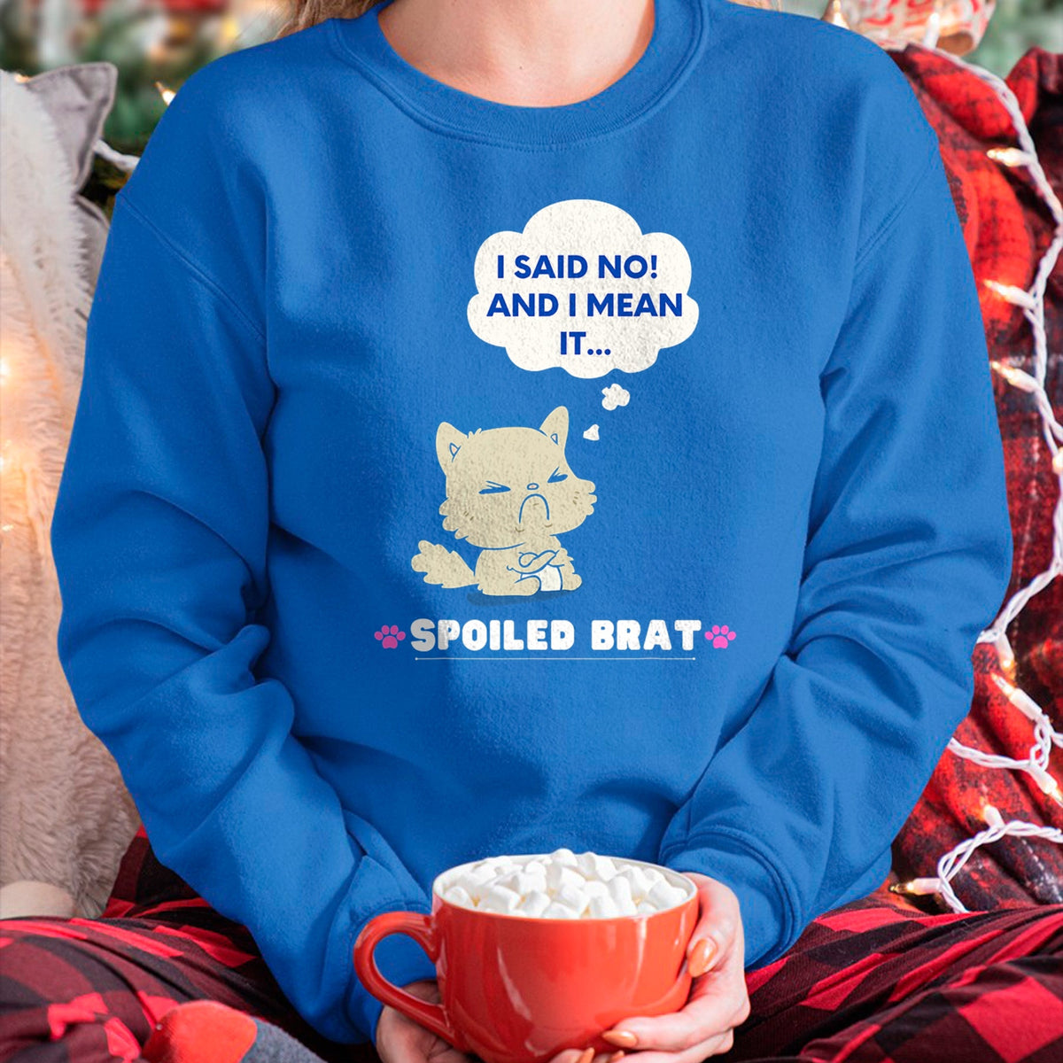 Best Wife Shirt, Wife and Husband Unisex T-Shirt/Hoodie/Sweatshirt HLT00 - Funny Cute Spoiled Brat Cat T-Shirt