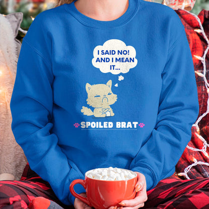 Best Wife Shirt, Wife and Husband Unisex T-Shirt/Hoodie/Sweatshirt HLT00 - Funny Cute Spoiled Brat Cat T-Shirt