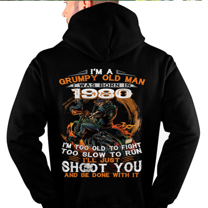 GRUMPY OLD MAN T-Shirt Us1980 (SKU07-26-1980)