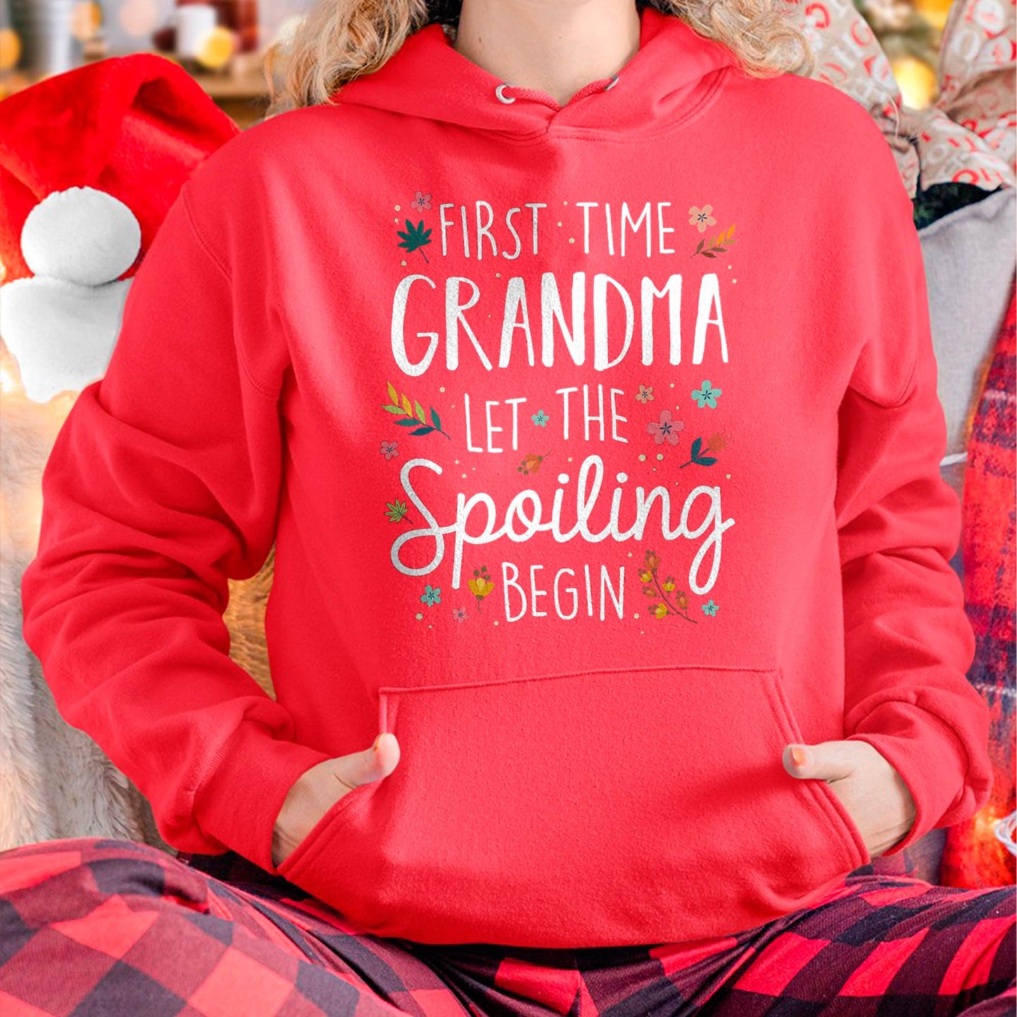 FIRST TIME GRANDMA T-SHIRT – PERFECT GIFT FOR NEW GRANDMAS - NTTD00 (SKU8-GRA00)