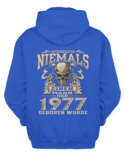 UNTERSCHÄTZE NIEMALS EINEN MANN DER IM 1977 GEBOREN WURDE - De1977
